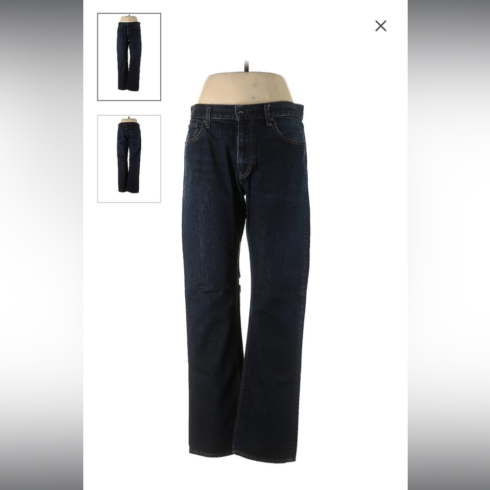 Uniqlo straight leg dark wash jeans sz.33